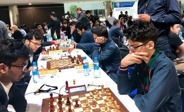 اولین رجحان شطرنج بازان ایران در دور سوم مسابقات شطرنج قهرمانی تیمی دنیا