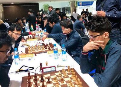 اولین رجحان شطرنج بازان ایران در دور سوم مسابقات شطرنج قهرمانی تیمی دنیا